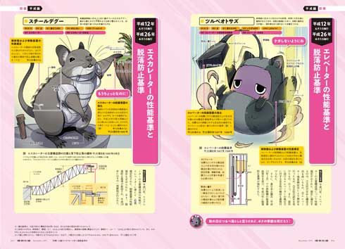 建築知識 11月号 建築基準法 幻獣 表現 イラスト キャラクター