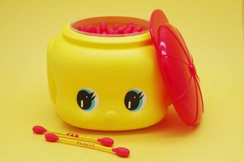 フエキ綿棒 フエキどうぶつ糊 のり デザイン へそ文 コラボ