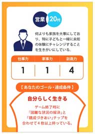カードゲーム 働き方 ライフ・スイッチ シミュレーション 研修サービス ワーク・ライフバランス