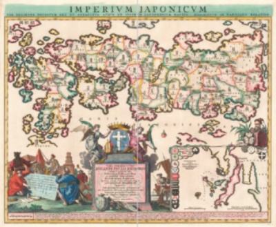 レーラント 日本帝国図（1715年）
