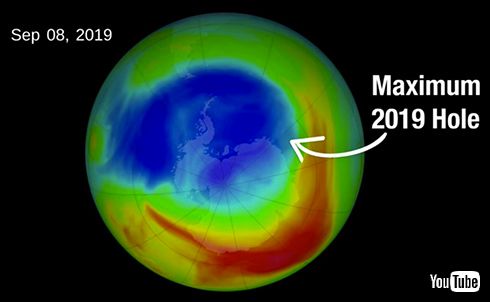 NASA、今年のオゾン層破壊は劇的に抑制されたと発表　「原因は成層圏が例年より温暖であったため」