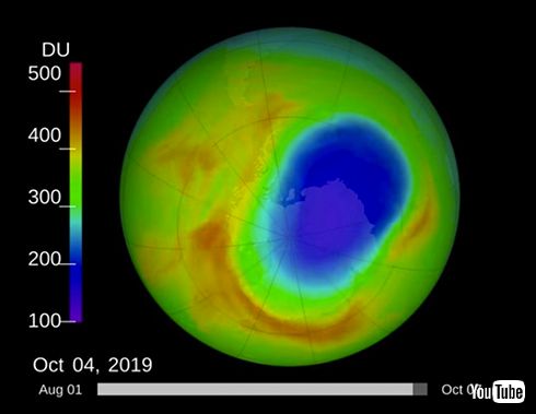 NASA、今年のオゾン層破壊は劇的に抑制されたと発表　「原因は成層圏が例年より温暖であったため」