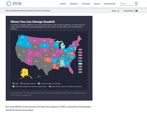 「大量の肉を捨てるのは犯罪的」という声も　カリフォルニア州「ロードキル」の食肉を合法へ