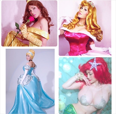 叶姉妹 美香 恭子 コスプレ 仮装 ハロウィーン 自粛 ブログ 被災 災害 台風 ディズニー プリンセス