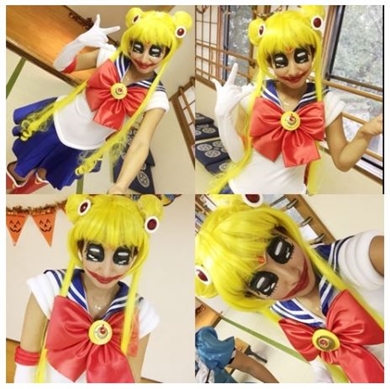 辻希美 セーラームーン ちびうさ ハロウィン 仮装 コスプレ