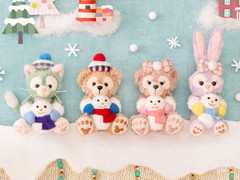 ダッフィー - ももた　ダッフィーのウィンターホリデー ダッフィーたちがたのしく雪遊び！ もこもこコートが冬らしい
