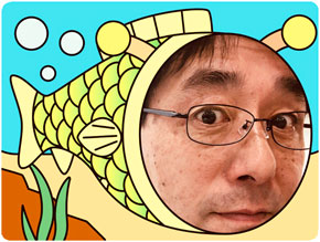 撮影例　魚の顔抜き