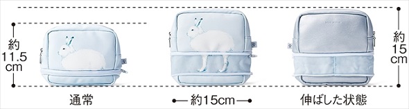 ホッキョクウサギの足が伸びるポーチ