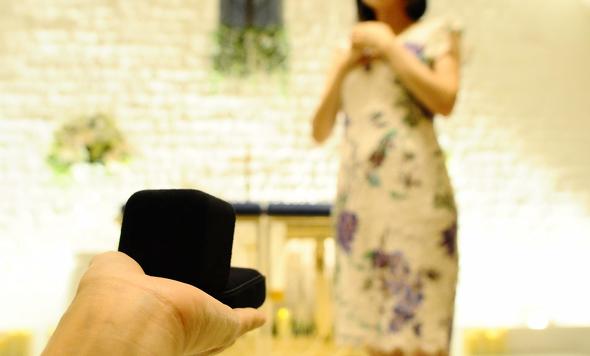 サプライズプロポーズ