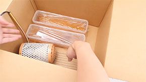 段ボールにしまう