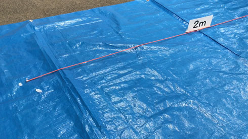 2メートルの手前にヨーグルトがある