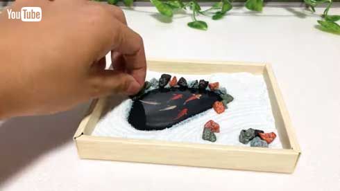 お菓子 おかしでつくる枯山水 日本庭園 DIY CANDY KIT ミニチュア 食べる