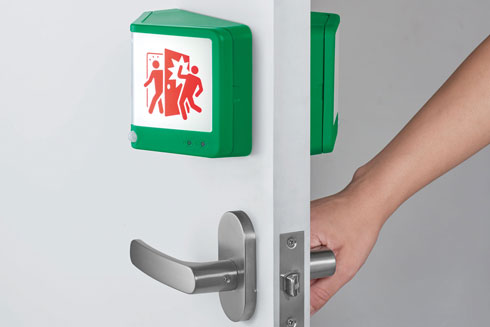 キングジム 扉につけるお知らせライト ブザー 扉の反対側に人 知らせる センサー 無線