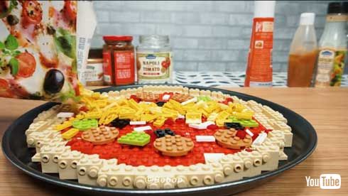 レゴ ピザ 作る ストップモーションアニメ YouTube lego pizza 料理 Bebop