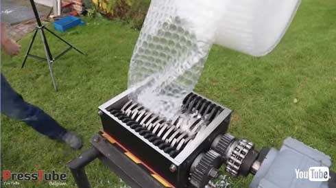 シュレッダー プチプチ 破砕 音フェチ 気持ちいい スッキリ 動画 YouTube