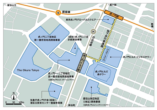 虎ノ門ヒルズ駅 イメージ 東京メトロ 新駅