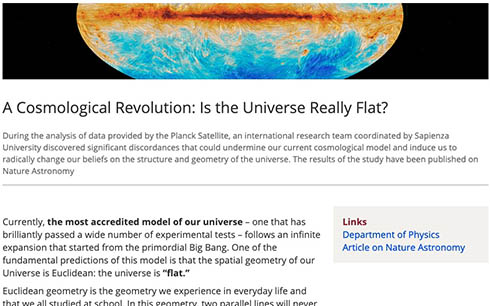 「宇宙は平坦ではなく閉じている」　国際研究チームが観測データを解析して発表