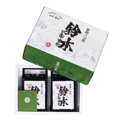 「薬用入浴剤　鈴木　2本入り」の外観