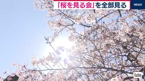テレビ東京 桜を見る会 全部見る 動画 YouTube 映像 投稿 安倍総理 批判
