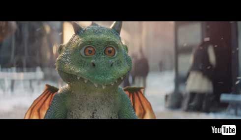 英 イギリス 百貨店 ジョン・ルイス 2019 クリスマス CM ドラゴン エドガー