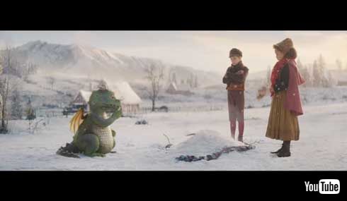 英 イギリス 百貨店 ジョン・ルイス 2019 クリスマス CM ドラゴン エドガー