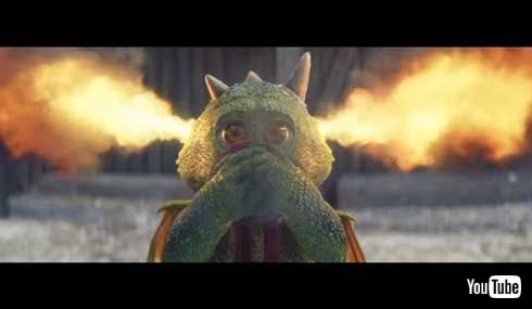 英 イギリス 百貨店 ジョン・ルイス 2019 クリスマス CM ドラゴン エドガー