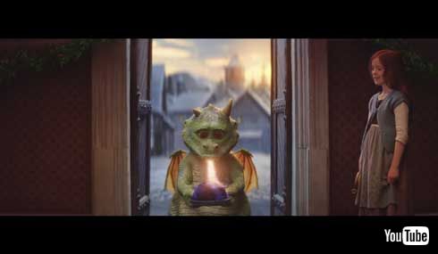 英 イギリス 百貨店 ジョン・ルイス 2019 クリスマス CM ドラゴン エドガー