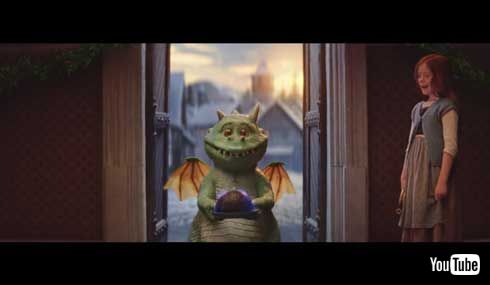 英 イギリス 百貨店 ジョン・ルイス 2019 クリスマス CM ドラゴン エドガー