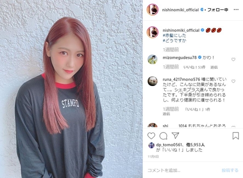 西野未姫 ダイエット 体重 腹筋 減量 太った