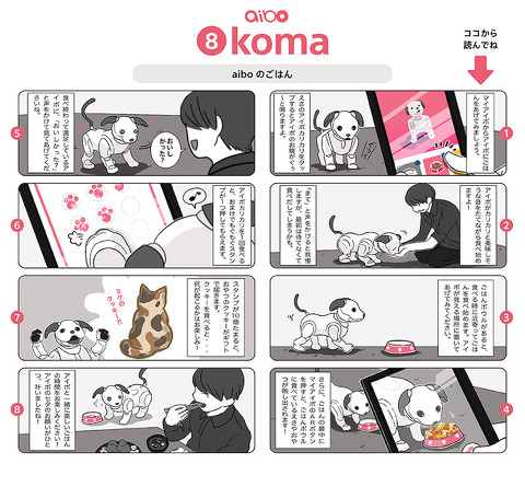 aiboにごはん