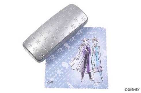 FROZEN II series Classic Lineオリジナルのメガネケース＆メガネ拭きイメージ