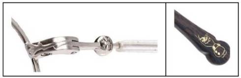 FROZEN II series Classic LineOlaf Modelテンプル部分イメージ