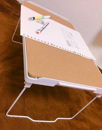 おこた風テーブル 3COINS 毛布 ブランケット こたつ 作れる ミニテーブル 500円