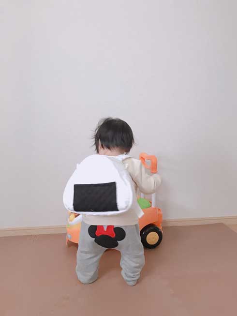 おにぎり リュック ハンドメイド お母さん 手作り 裁縫 娘さん