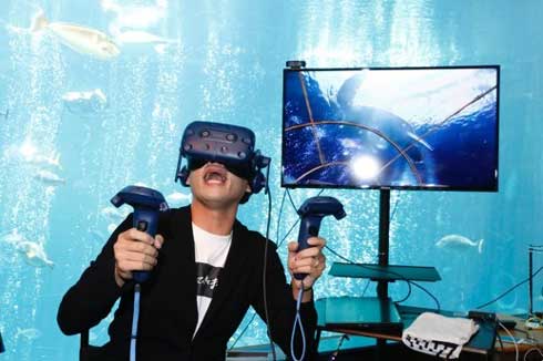 Virtual Ocean Project 横浜・八景島シーパラダイス 水中ドローン VR 潜水