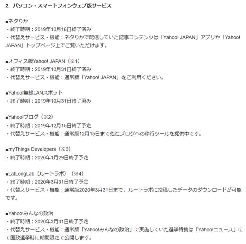 Yahoo!みんなの政治 終了 ヤフー アプリ サービス