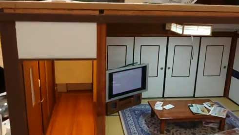 親戚 おじちゃん 工作 動画 すごい ヤバい 模型 ミニチュア 部屋 お茶の間