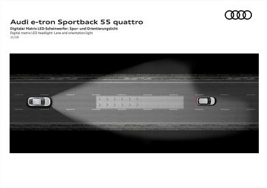 アウディ デジタルマトリクスLEDヘッドライト