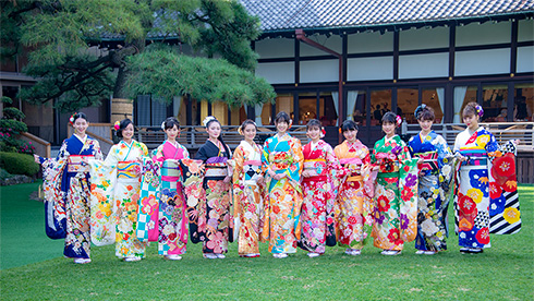オスカープロモーション 晴れ着 撮影会 2020 小芝風花 吉本実憂 岡田結実 藤田ニコル 本田望結 宮本茉由 尾崎真花 井頭愛海 是永瞳 井本彩花 川瀬莉子
