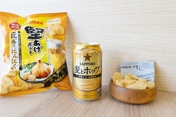 堅あげポテト×麦とホップ