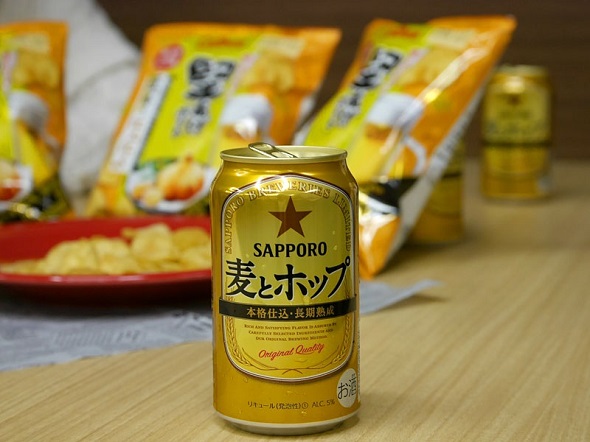 堅あげポテト×麦とホップ