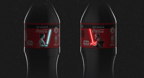 ラベルのライトセーバーが光る！ カッコいい「スター・ウォーズ