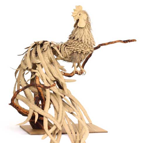 ダンボール クリスマスツリー 制作 工作 アート オドンガー大佐