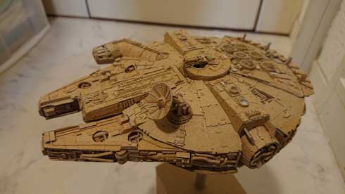 100％ ダンボール のみ ガンダムUC ジェスタ 制作 フル稼働 ダンボール作家