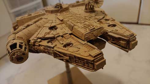 100％ ダンボール のみ ガンダムUC ジェスタ 制作 フル稼働 ダンボール作家