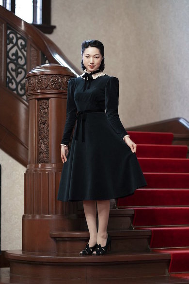 1940年お正月のワンピース