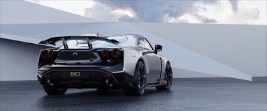 「Nissan GT-R50 by Italdesign」のリアビュー