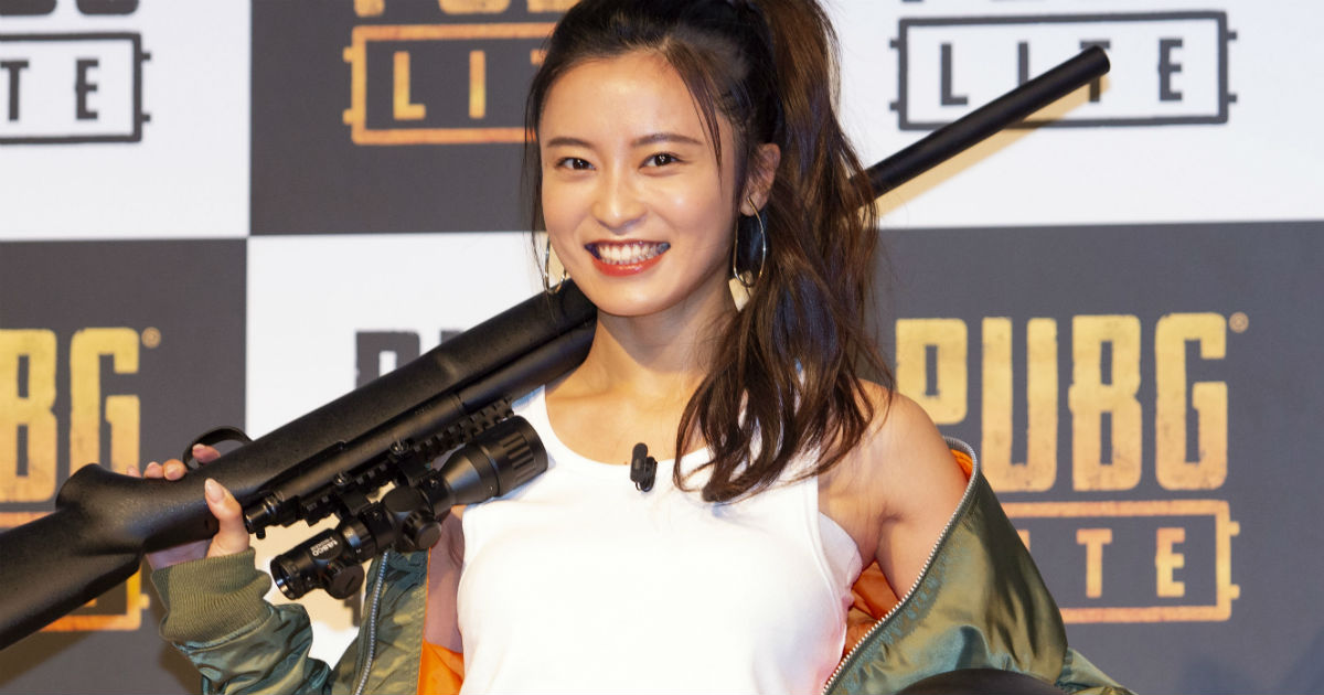 小島瑠璃子、「PUBG LITE」生配信でいきなり“ドン勝” 「1日1ドン
