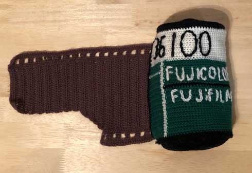 富士フイルム 好き フィルム 編み物 フジカラー 100 マフラー 自作