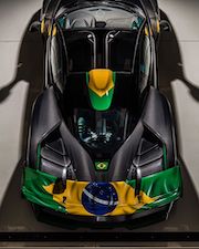 マクラーレン アイルトン・セナ 3台 限定 デザイン 国旗